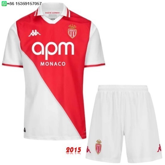 Maillot De Foot Domicile Conjunto De Enfant AS Monaco 24/25