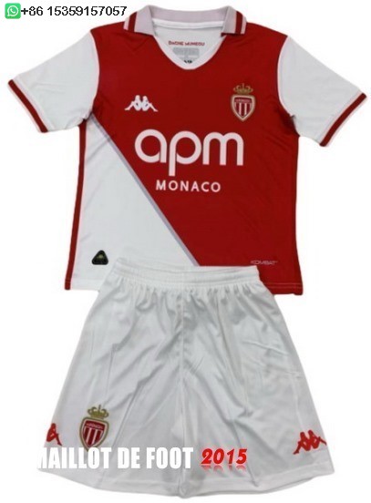 Maillot De Foot Domicile Conjunto De Enfant AS Monaco 24/25