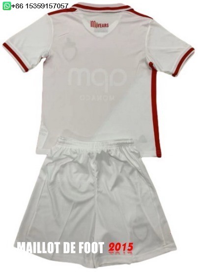 Maillot De Foot Domicile Conjunto De Enfant AS Monaco 24/25