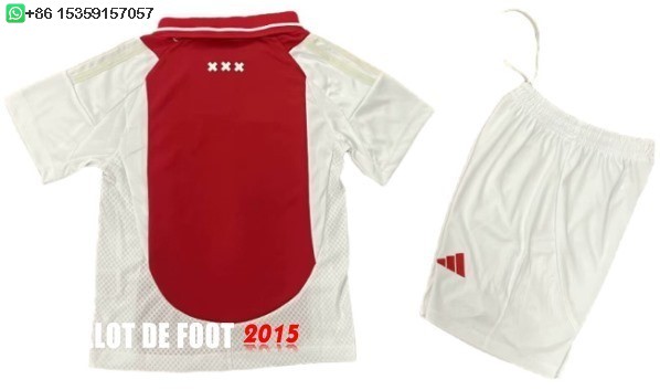 Maillot De Foot Domicile Conjunto De Enfant Ajax 24/25
