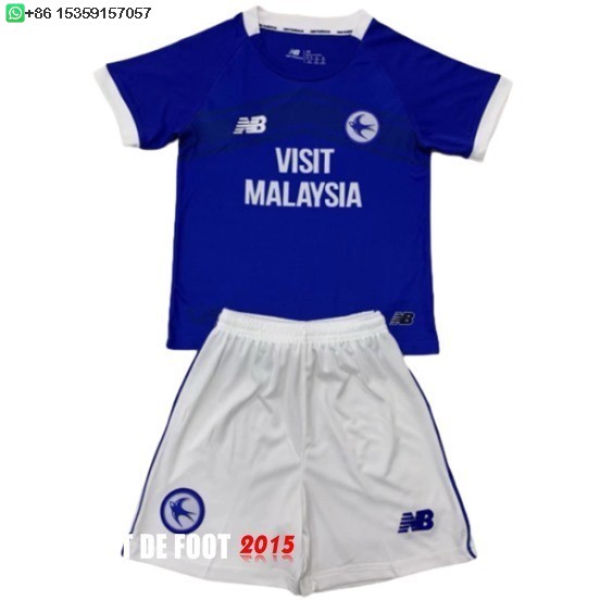 Maillot De Foot Domicile Conjunto De Enfant Cardiff City 24/25