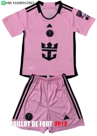 Maillot De Foot Domicile Conjunto De Enfant Inter Miami 24/25