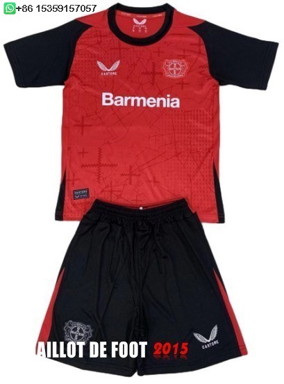 Maillot De Foot Domicile Conjunto De Enfant Leverkusen 24/25