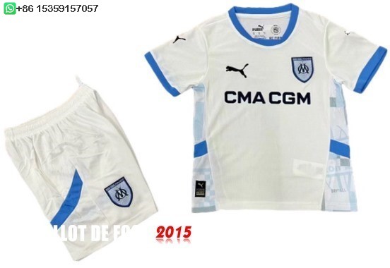 Maillot De Foot Domicile Conjunto De Enfant Marseille 24/25