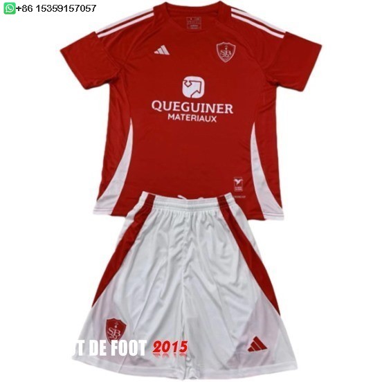 Maillot De Foot Domicile Conjunto De Enfant Stade Brestois 24/25