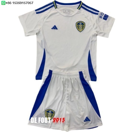 Maillot De Foot Domicile Maillot Conjunto De Enfant Leeds United 24/25 I
