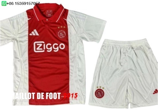 Maillot De Foot Domicile Maillot Ensemble Complet Homme Ajax 24/25