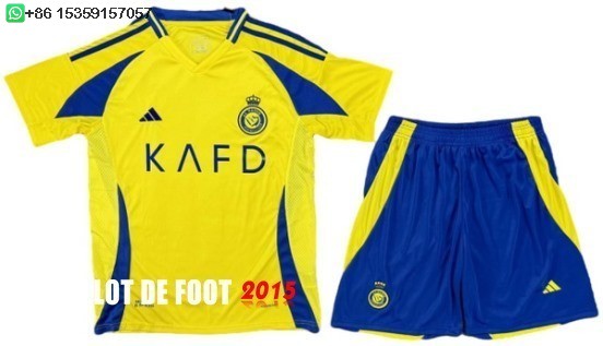 Maillot De Foot Domicile Maillot Ensemble Complet Homme Al Nassr 24/25