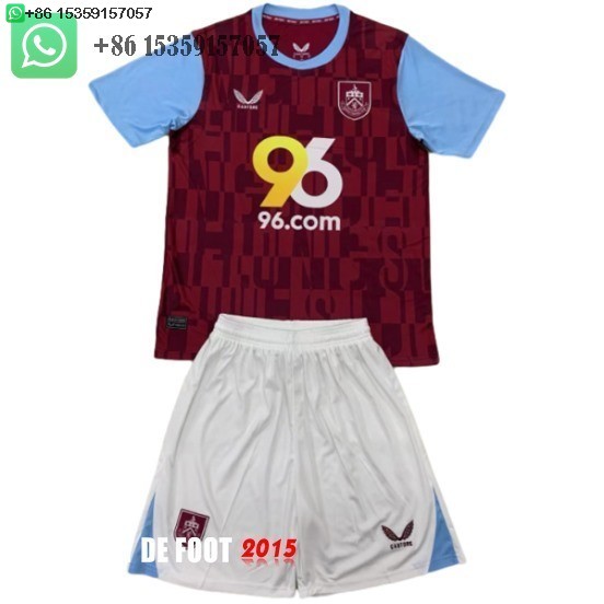 Maillot De Foot Domicile Maillot Ensemble Complet Homme Burnley 24/25