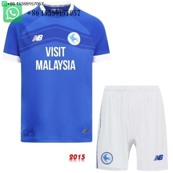 Maillot De Foot Domicile Maillot Ensemble Complet Homme Cardiff City 24/25
