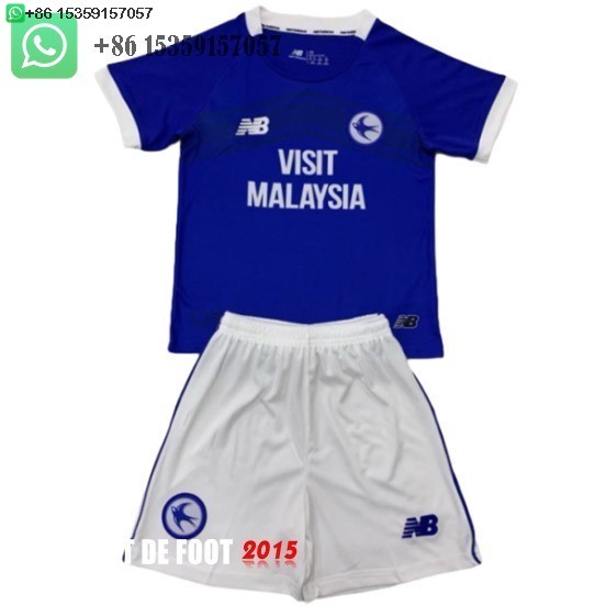 Maillot De Foot Domicile Maillot Ensemble Complet Homme Cardiff City 24/25
