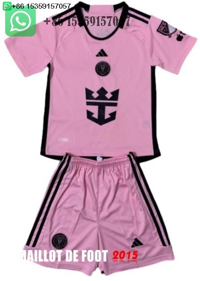 Maillot De Foot Domicile Maillot Ensemble Complet Homme Inter Miami 24/25