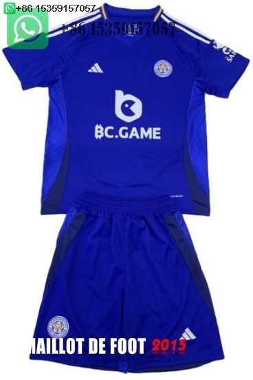 Maillot De Foot Domicile Maillot Ensemble Complet Homme Leicester City 24/25