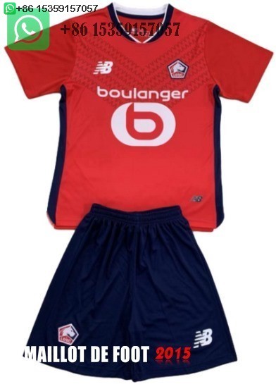 Maillot De Foot Domicile Maillot Ensemble Complet Homme Lille 24/25