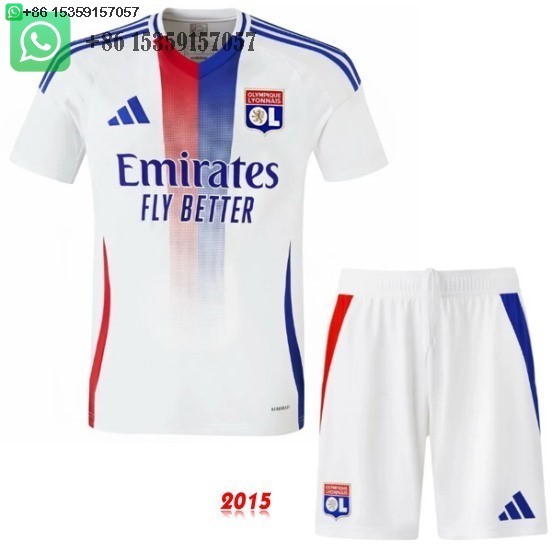 Maillot De Foot Domicile Maillot Ensemble Complet Homme Lyonnais 24/25