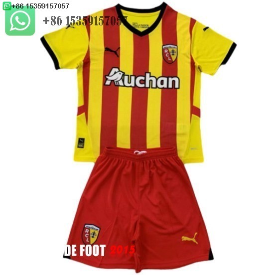 Maillot De Foot Domicile Maillot Ensemble Complet Homme RC Lens 24/25