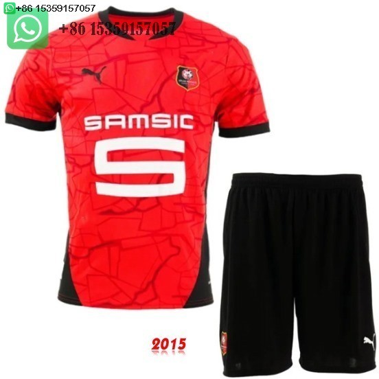 Maillot De Foot Domicile Maillot Ensemble Complet Homme Rennais 24/25