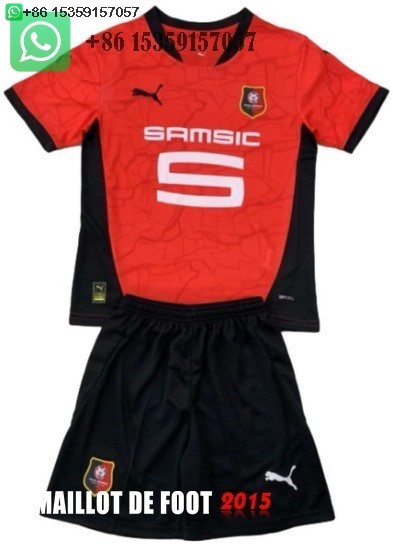 Maillot De Foot Domicile Maillot Ensemble Complet Homme Rennais 24/25