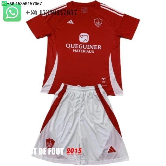 Maillot De Foot Domicile Maillot Ensemble Complet Homme Stade Brestois 24/25