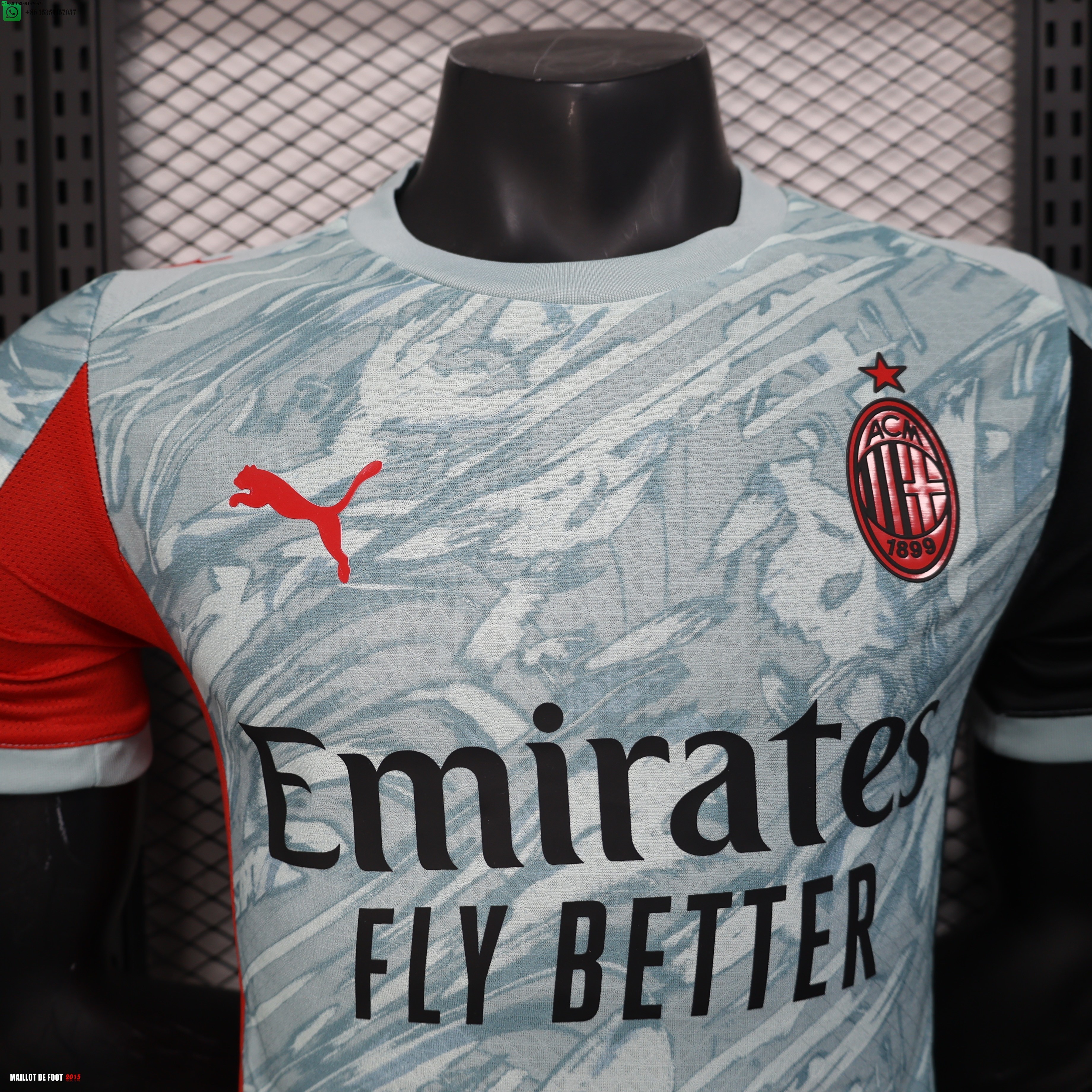 Maillot De Foot Exterieur Concept Joueurs Maillot AC Milan 25/26
