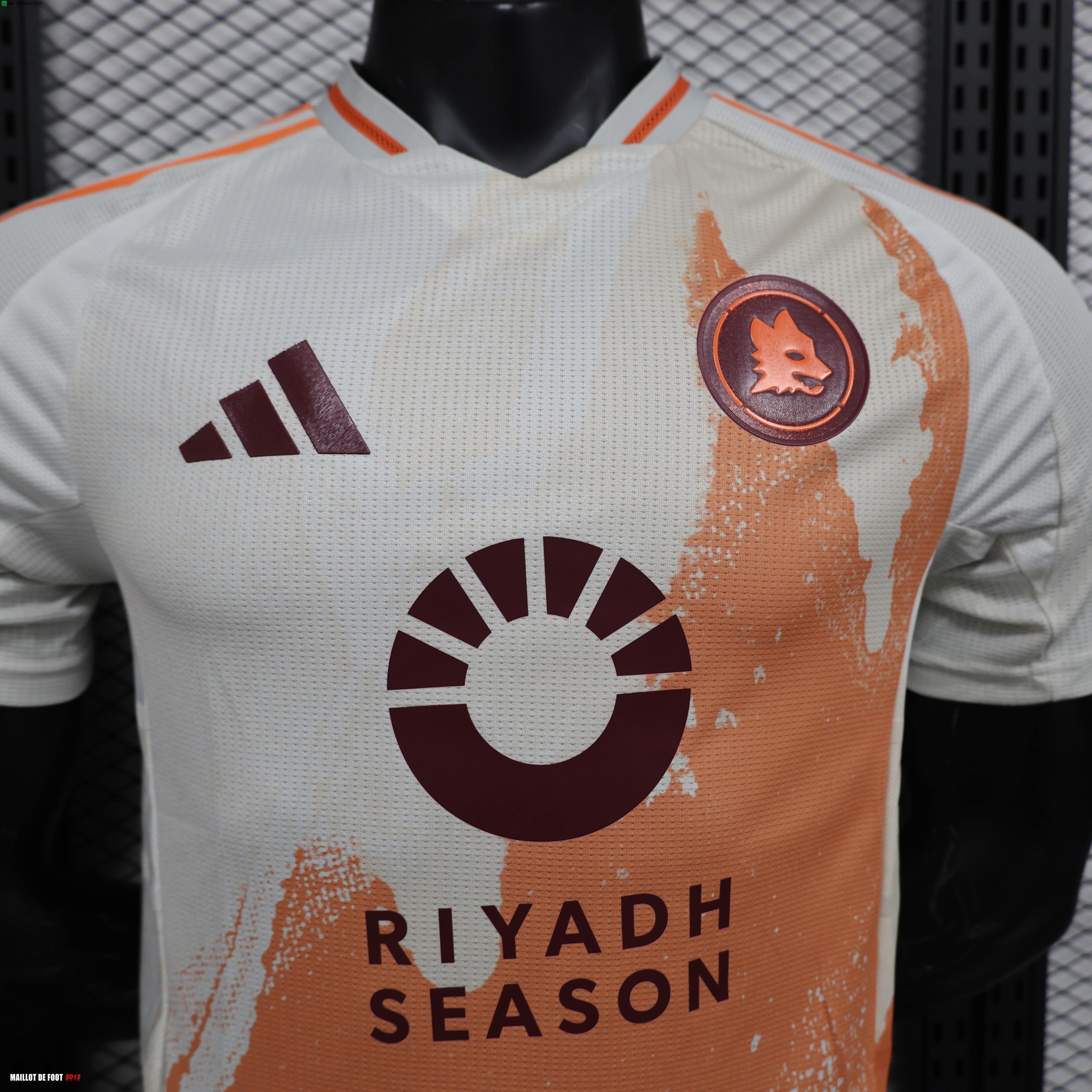 Maillot De Foot Exterieur Joueurs Maillot As Roma 24/25