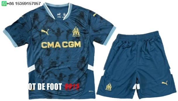 Maillot De Foot Exterieur Maillot Ensemble Complet Homme Marseille 24/25