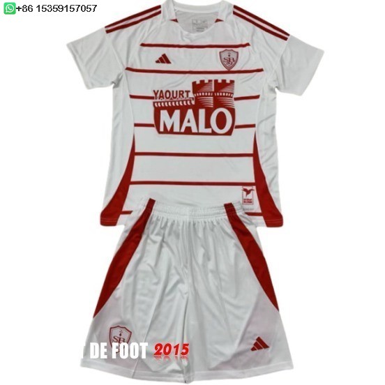 Maillot De Foot Exterieur Maillot Ensemble Complet Homme Stade Brestois 24/25