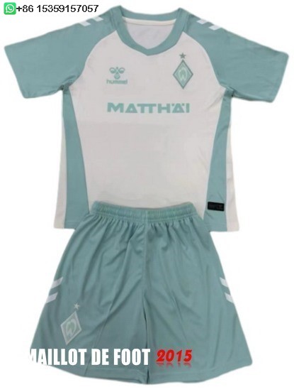 Maillot De Foot Exterieur Maillot Ensemble Complet Homme Werder Bremen 24/25