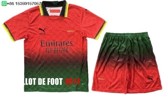 Maillot De Foot Fourth Maillot Ensemble Complet Homme AC Milan 24/25