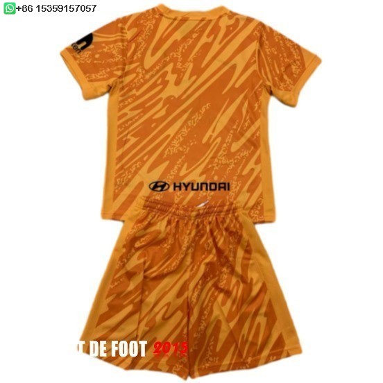 Maillot De Foot Gardien Conjunto De Enfant Atlético Madrid 24/25 Orange