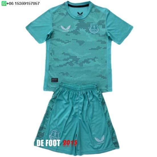 Maillot De Foot Gardien Conjunto De Enfant Everton 24/25 Bleu