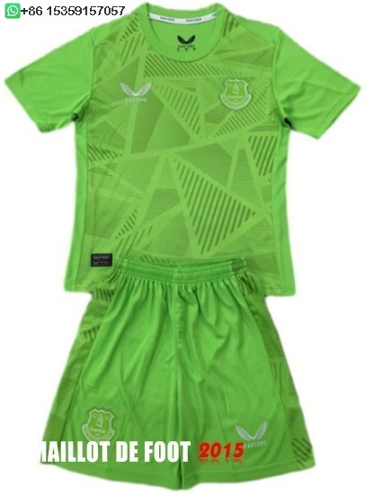 Maillot De Foot Gardien Conjunto De Enfant Everton 24/25 Vert