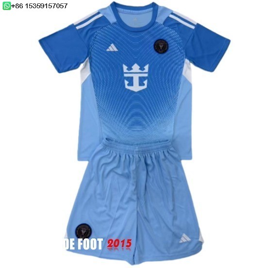 Maillot De Foot Gardien Conjunto De Enfant Inter Miami 25/26 Bleu