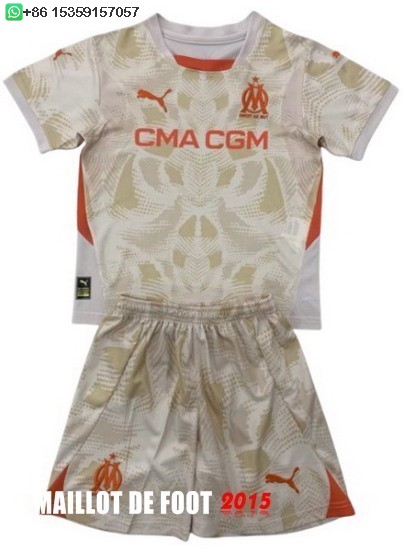Maillot De Foot Gardien Conjunto De Enfant Marseille 24/25