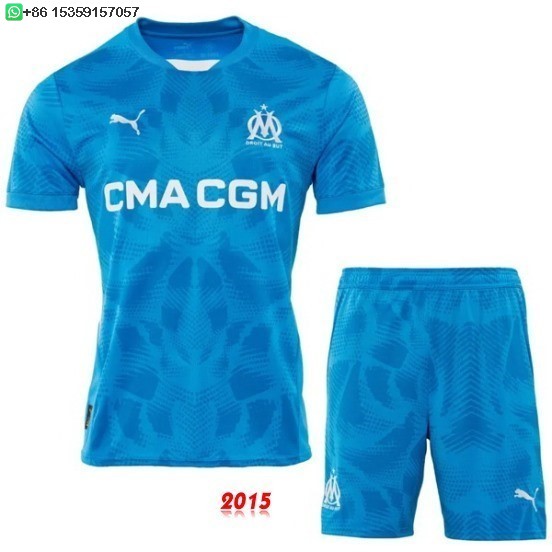 Maillot De Foot Gardien Conjunto De Enfant Marseille 24/25 Bleu