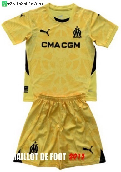 Maillot De Foot Gardien Conjunto De Enfant Marseille 24/25