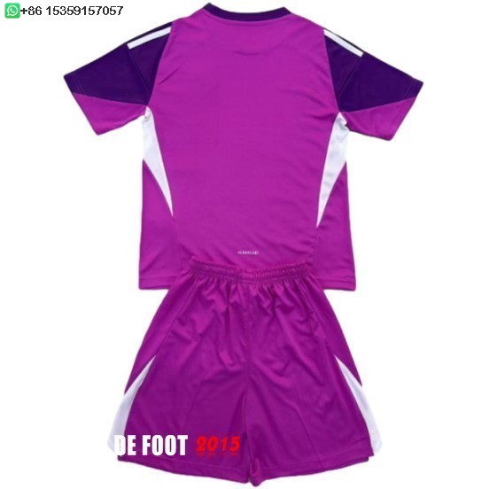 Maillot De Foot Gardien Conjunto De Enfant Real Madrid 25/26 Purpura