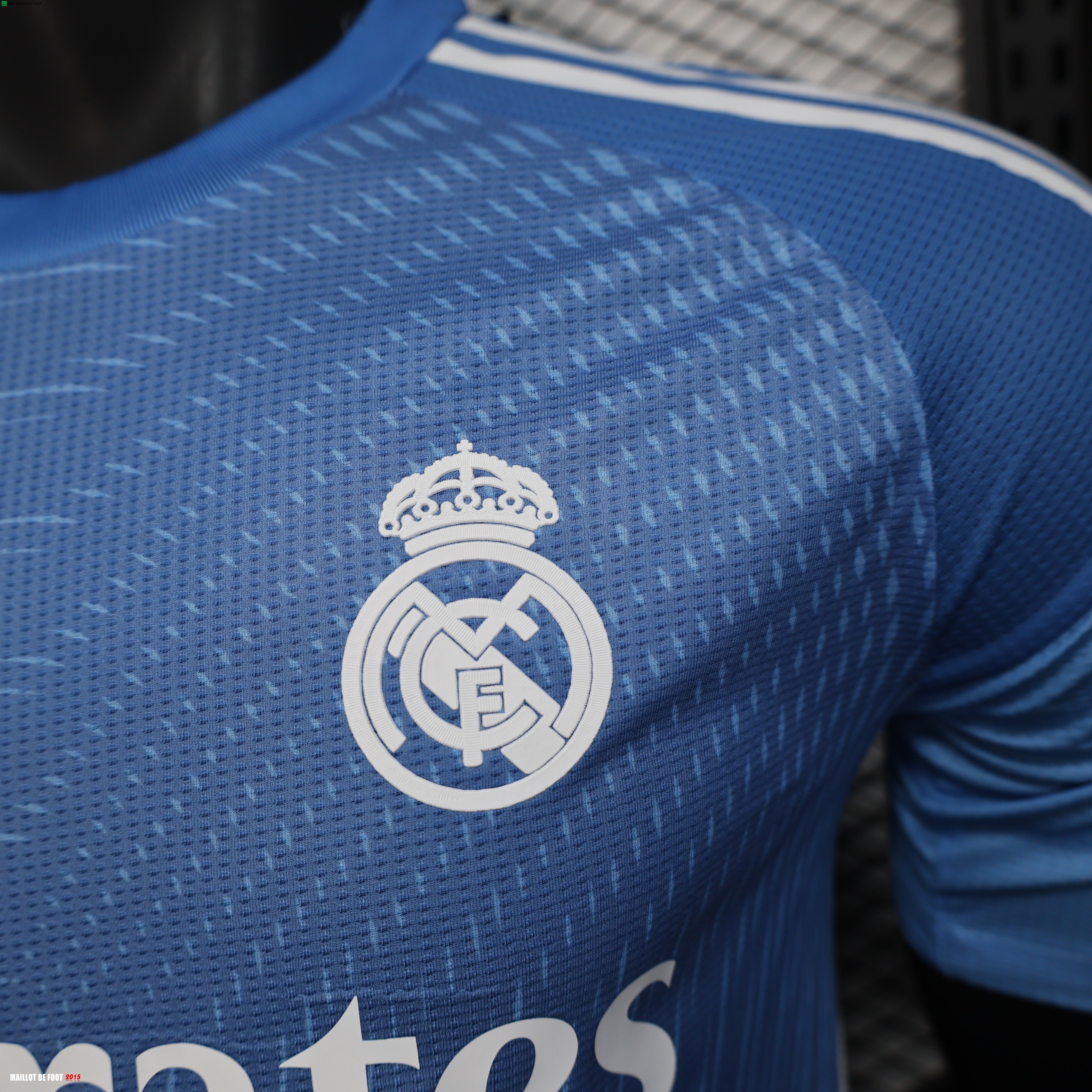 Maillot De Foot Gardien Joueurs Maillot Real Madrid 25/26 Bleu