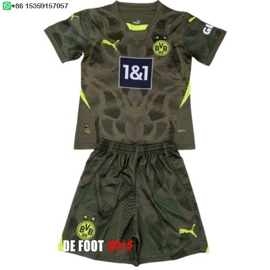 Maillot De Foot Gardien Maillot Ensemble Complet Homme Borussia Dortmund 24/25 Vert