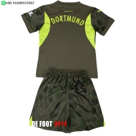 Maillot De Foot Gardien Maillot Ensemble Complet Homme Borussia Dortmund 24/25 Vert