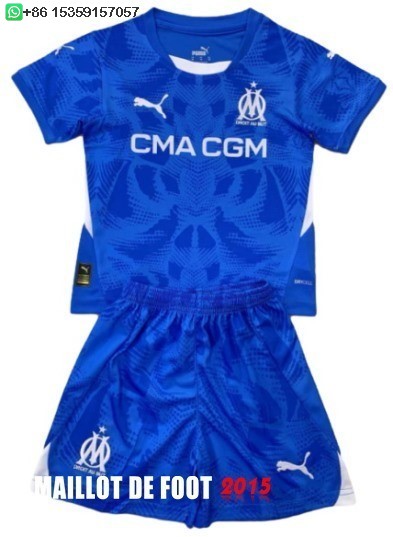 Maillot De Foot Gardien Maillot Ensemble Complet Homme Marseille 24/25 Bleu