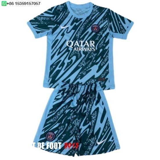Maillot De Foot Gardien Maillot Ensemble Complet Homme Paris Saint Germain 24/25 Bleu