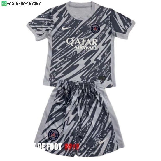 Maillot De Foot Gardien Maillot Ensemble Complet Homme Paris Saint Germain 24/25 Gris