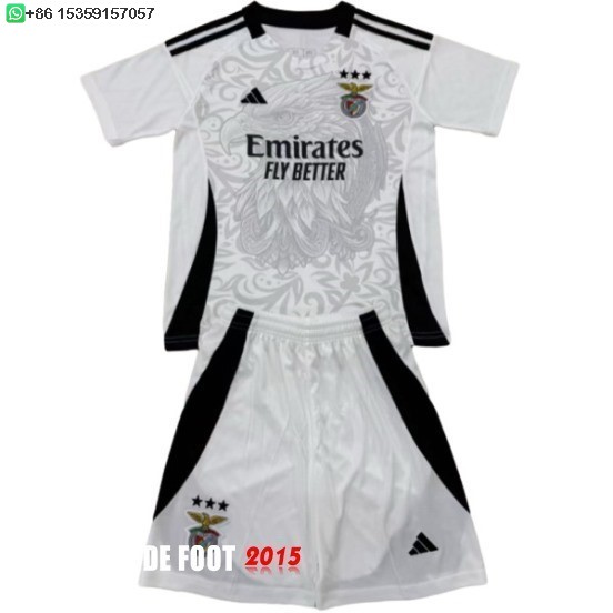 Maillot De Foot Spécial Conjunto De Enfant Benfica 24/25 Gris