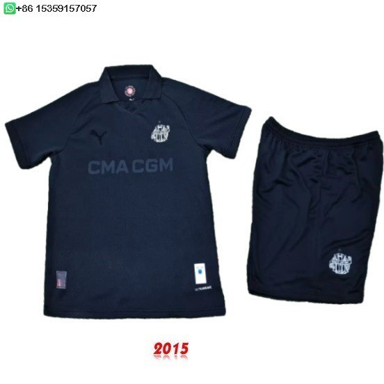 Maillot De Foot Spécial Conjunto De Enfant Marseille 24/25 Noir