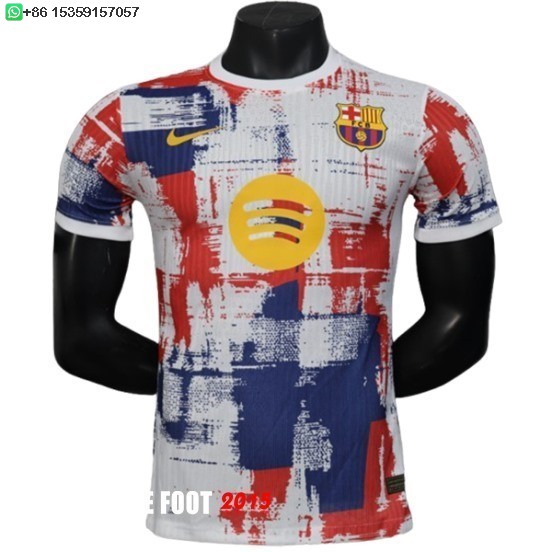 Maillot De Foot Spécial Joueurs Maillot Barcelona 25/26 Blanc Bleu