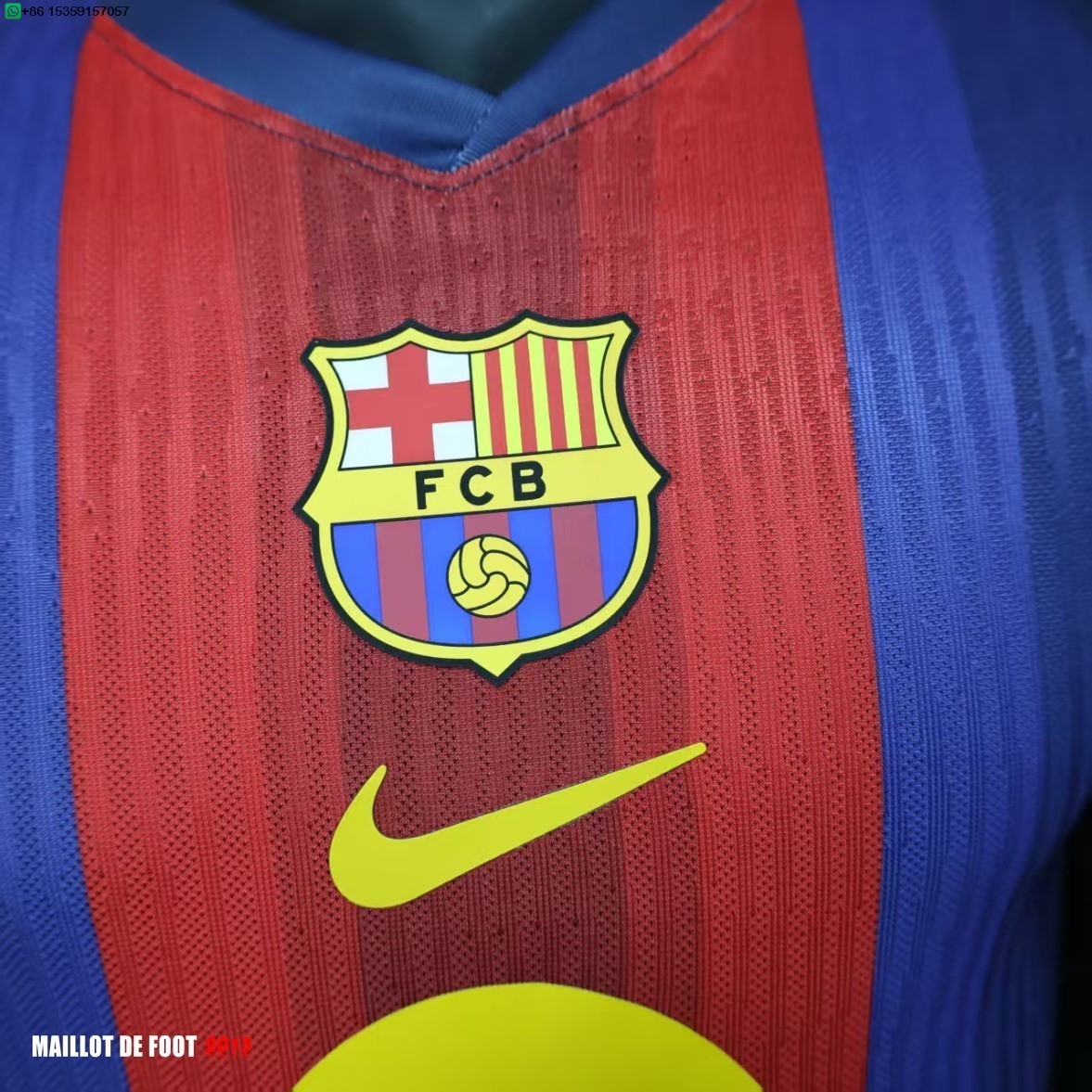 Maillot De Foot Spécial Joueurs Maillot Barcelona 25/26 Bleu Rouge