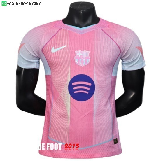Maillot De Foot Spécial Joueurs Maillot Barcelona 25/26 Rose