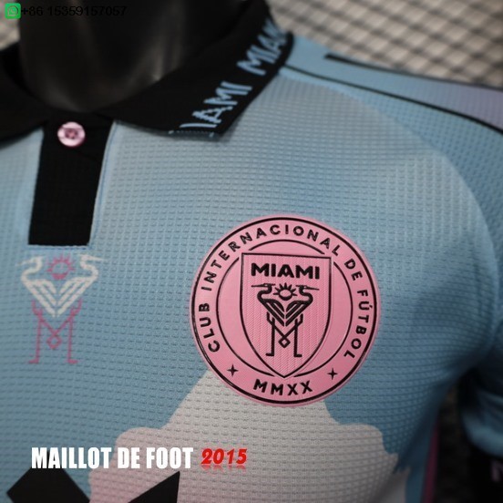 Maillot De Foot Spécial Joueurs Maillot Inter Miami 25/26 Bleu Rose
