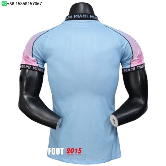 Maillot De Foot Spécial Joueurs Maillot Inter Miami 25/26 Bleu Rose